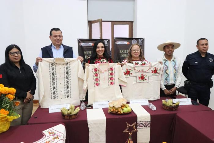 Invita Adriana Campos Huirache a vivir la Noche de Animas en el municipio de Erongarícuaro