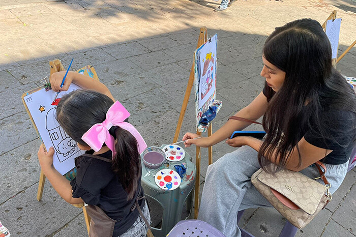 Invitan a los talleres de pintura navideños gratuitos, este domingo en Morelia