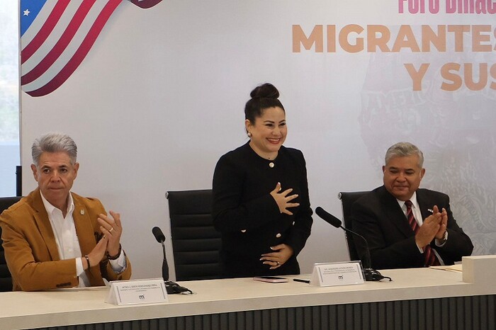 Jackie Avilés destaca unidad en Foro Binacional de Personas Migrantes