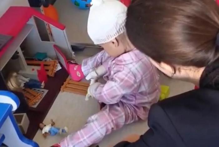 Jazlyn regresa a México despues de recibir tratamiento en EEUU tras explosión en Iztapalapa