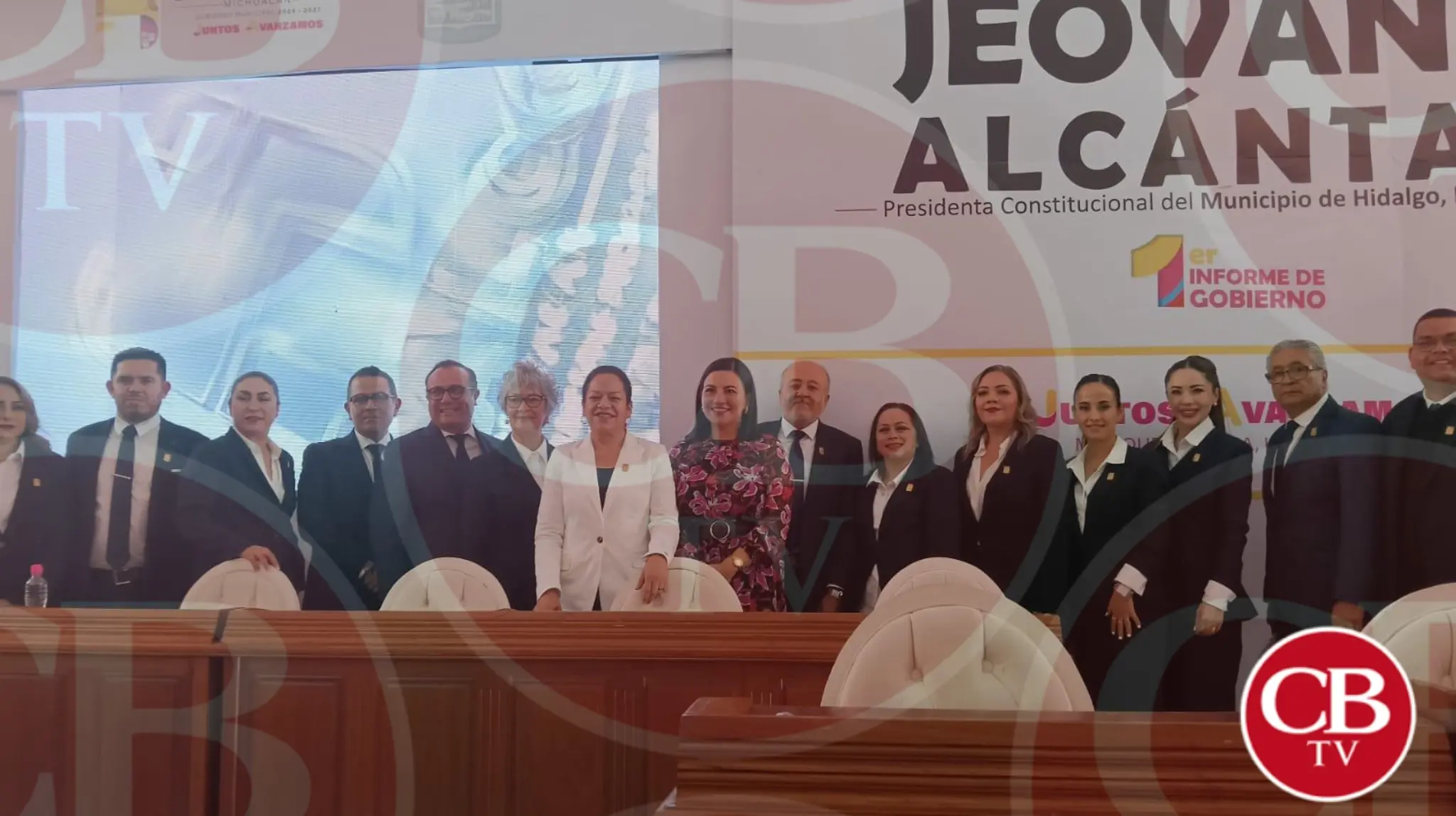 Jeovana Alcantar rinde su primer informe de gobierno en Hidalgo