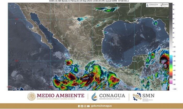 John mantendrá lluvias extraordinarias en Guerrero y Oaxaca