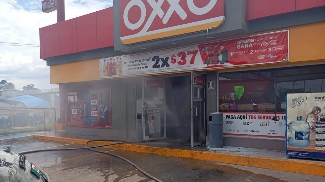 Jornada de violencia en Tabasco deja un Oxxo y varios locales más saqueados