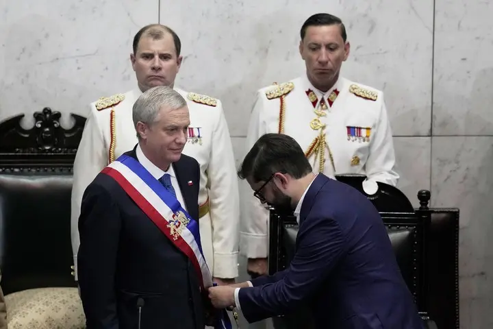 Jose Antonio Kast jura como presidente de Chile en Valparaiso