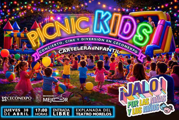 Juegos y sorpresas te esperan en el festival Picnic Kids por el Día de la Niñez en Ceconexpo