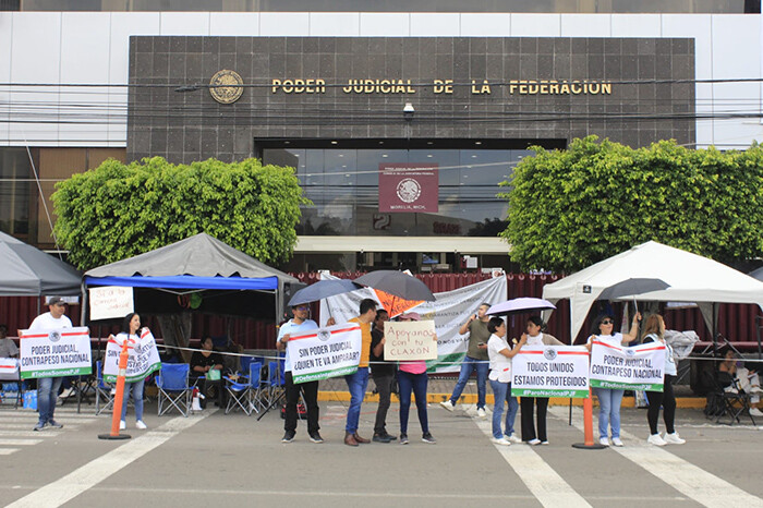 Juez federal de Michoacán rechaza petición del INE sobre suspensión de reforma judicial