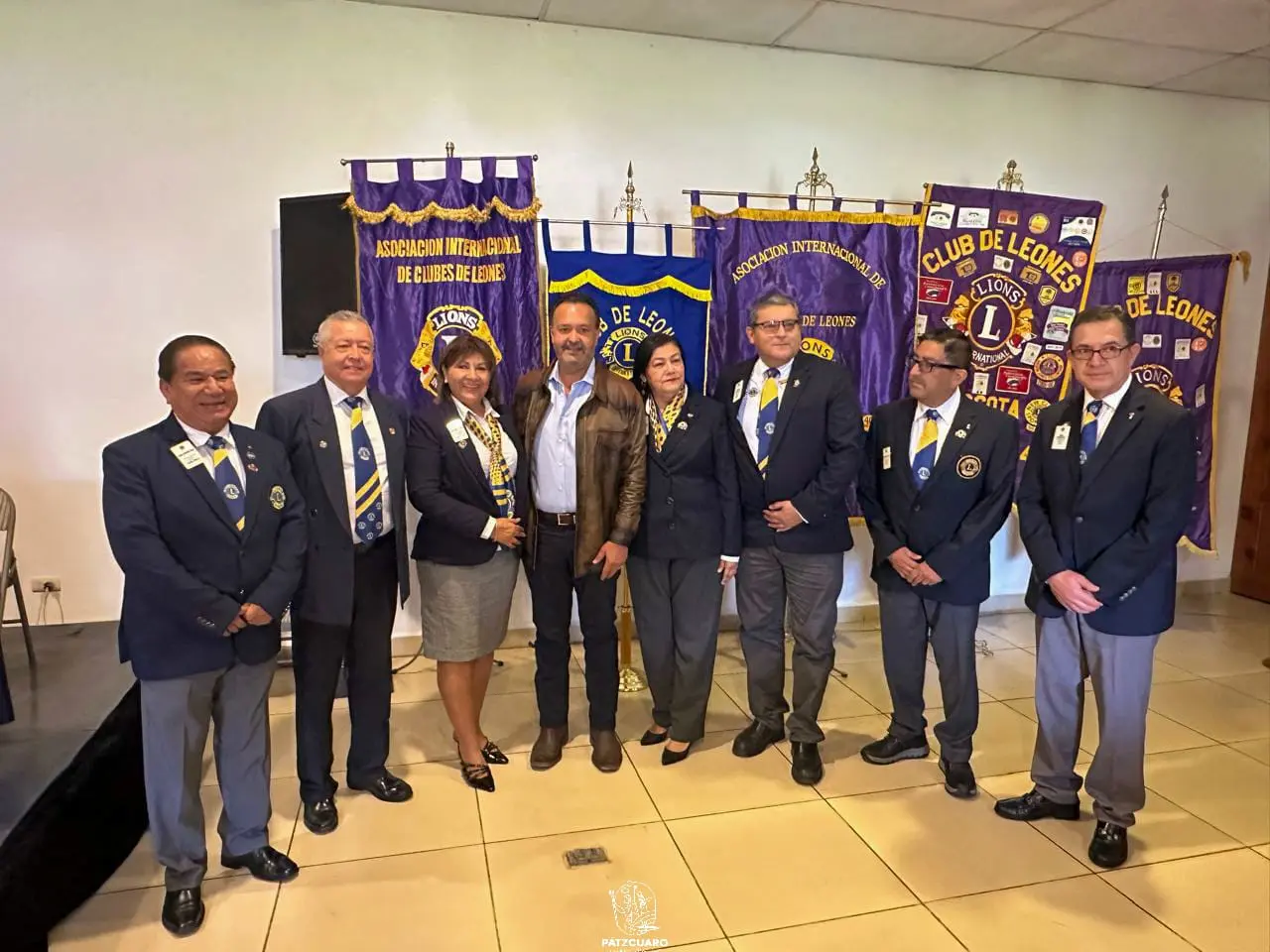 Julio Arreola da la bienvenida a la 39ª Convención Distrital del Club de Leones en Pátzcuaro