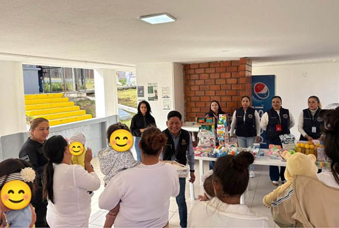 Juzgado Segundo Penal lleva sonrisas a hijos de personas privadas de la libertad en Cereso de Morelia