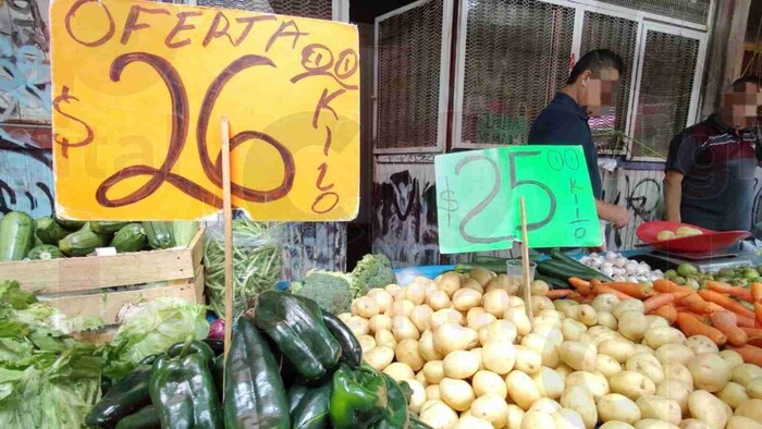 Kilo de papa y aguacate de los más caros