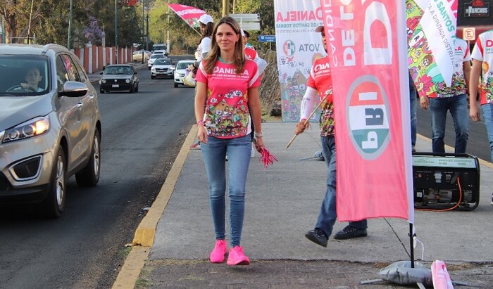 La mejor encuesta está en las calles: Daniela de los Santos