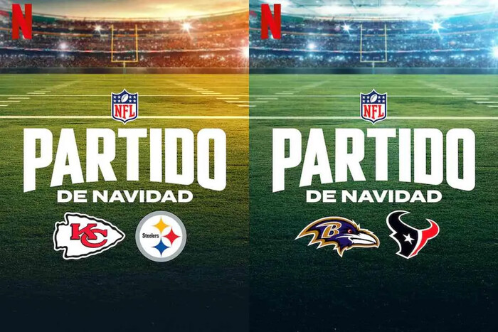 ¡La NFL en Navidad solo por Netflix!