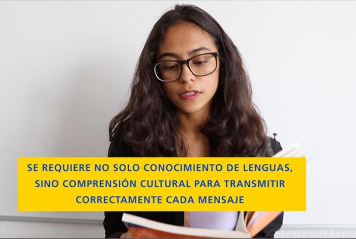 La traducción es entender las lenguas y culturas, explica estudiante de Idiomas