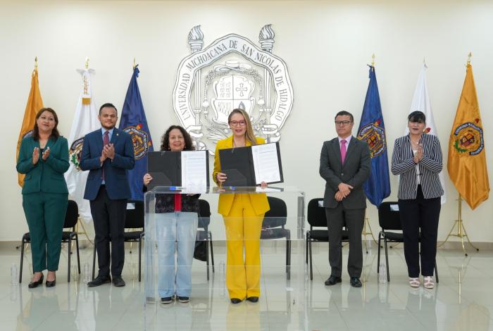 La UMSNH firmó un Pacto Nicolaita por la Paz con las Escuelas Incorporadas a la Máxima Casa de Estudios
