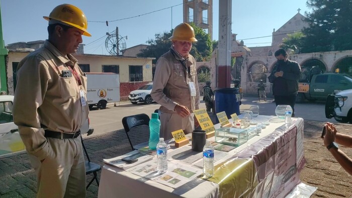 Labor social del Ejército en Cuitzeo