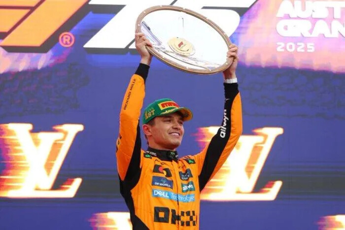 Lando Norris, se corona en el Gran Premio de Australia 2025 de la F1