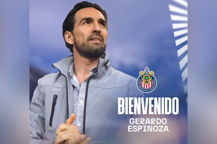 Las Chivas de Guadalajara anuncian a Gerardo Espinoza como su nuevo entrenador