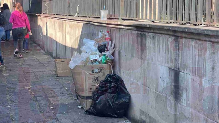 Levantaron 25 toneladas de basura diarias, durante los últimos 3 días de las Fiestas Guadalupanas, en Morelia