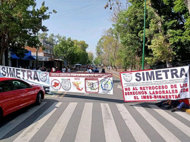 Liberación del escalafón, principal motivo de protestas del sector salud en Michoacán