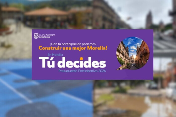 Llaman a votar por las propuestas de proyectos para el Presupuesto Participativo de Morelia