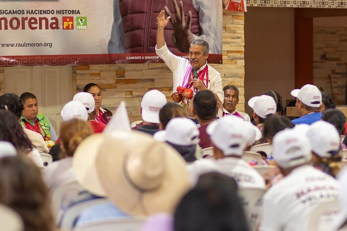 Llevará Raúl Morón al Senado causas de la Meseta Purépecha