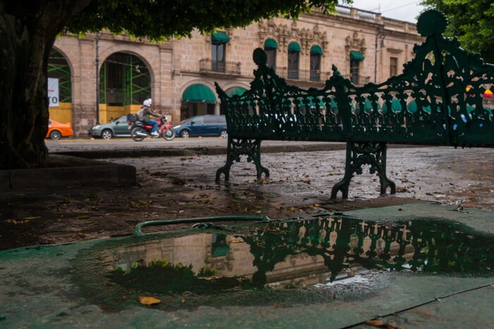 ¡Llueve en Morelia!, tras dos semanas de iniciar temporada de lluvias y huracanes