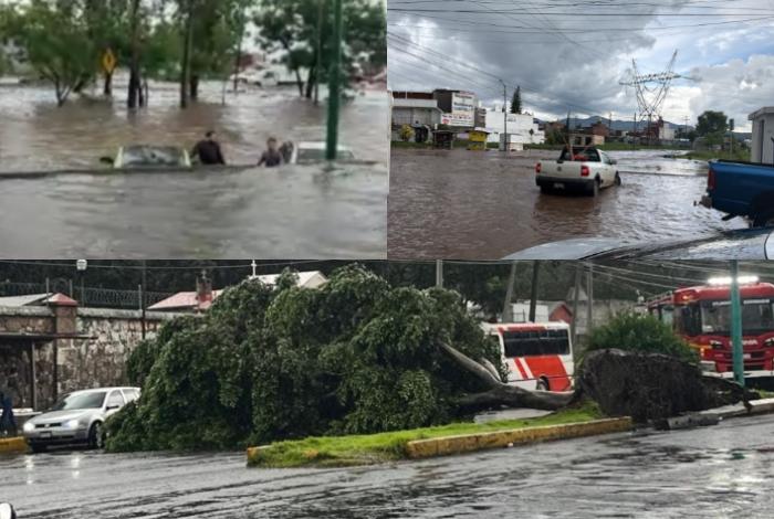 Lluvias colapsan vialidades y dejan encharcamientos e inundaciones en Morelia