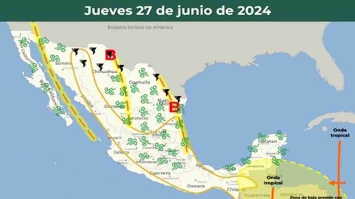 Lluvias fuertes y posibles tolvaneras en Michoacán para este jueves