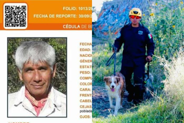 Localizan con vida a senderista de 71 años extraviado en zona boscosa de Tiquicheo