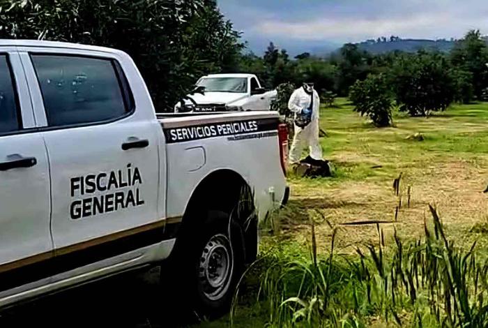 Localizan dos cuerpos semienterrados en huerta de San Andrés Coru