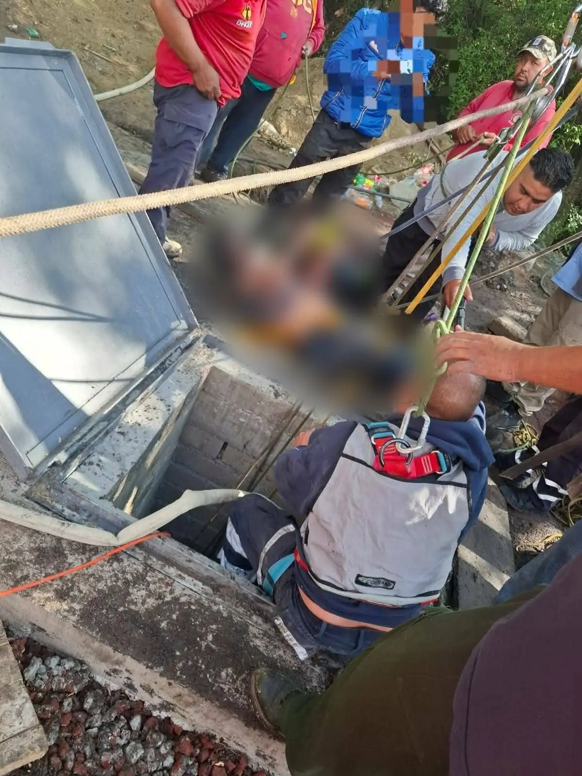 Localizan dos muertos en un pozo en Ciudad Hidalgo