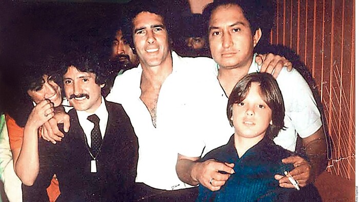 Luis Rey, Andrés García, El Negro Durazo y Luis Miguel