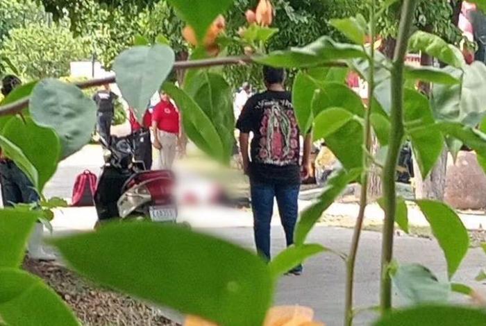 Ma tan a motociclista en pleno Centro de Apatzingán