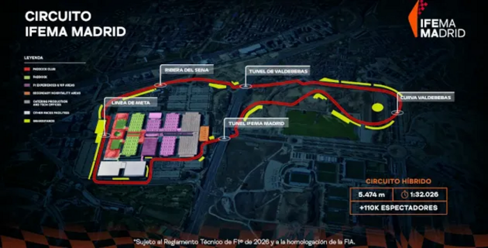 Madrid tendrá histórico debut en la F1 con el circuito “MADRING”