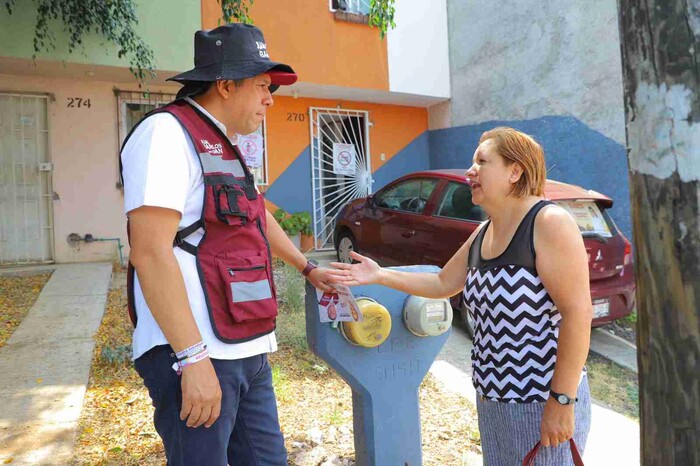 Mano a mano y casa por casa Barragán promueve el voto por Morena