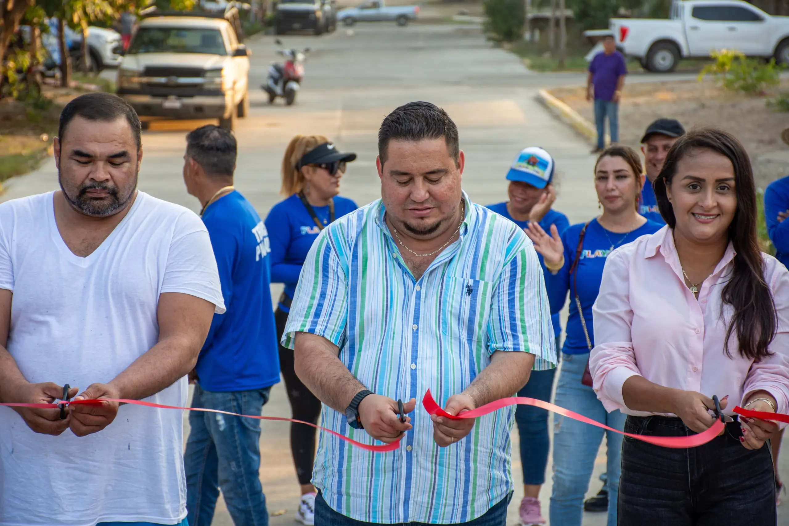 Manuel Esquivel Inaugura Calle Librado Rivera