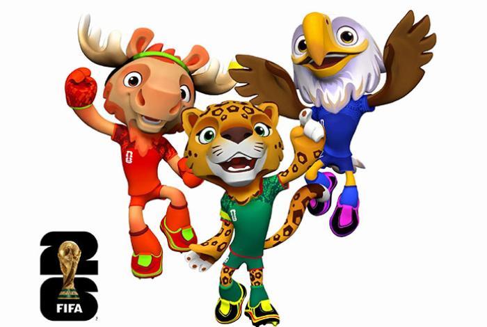 Maple, Zayu y Clutch, las mascotas oficiales del Mundial 2026