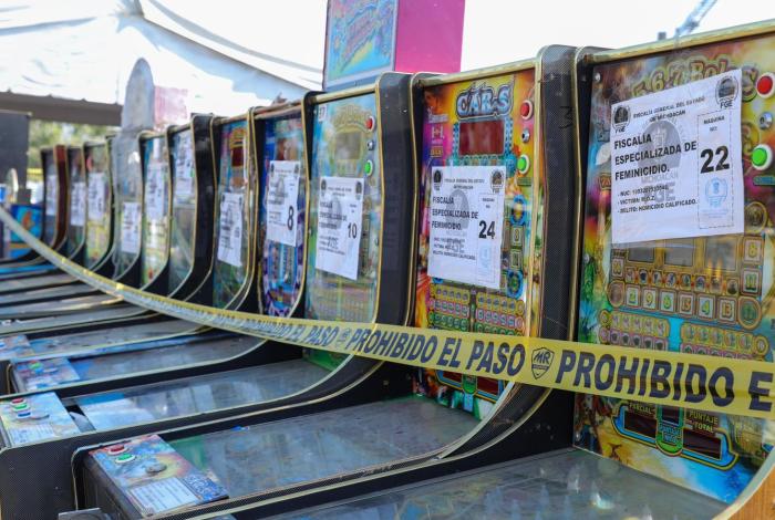 Máquinas tragamonedas, riesgo para la seguridad y economía de familias
