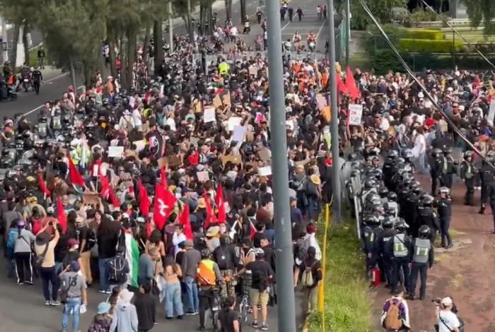 Marcha pacífica en CDMX contra la gentrificación