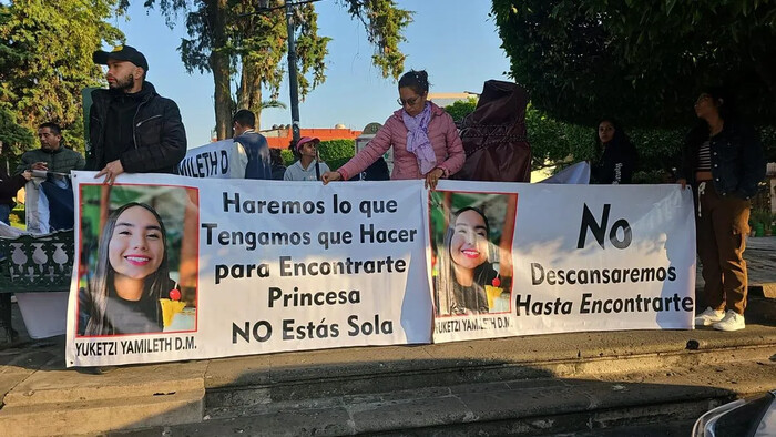 Marchan para que aparezca Yuketzi Yamileth; novio señala violencia familiar