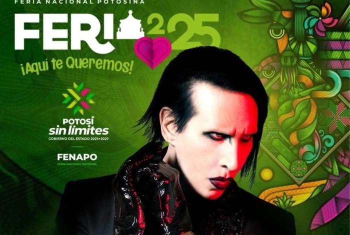 Marilyn Manson en Feria de San Luis Potosí: la UNPF busca cancelar su concierto por seguridad