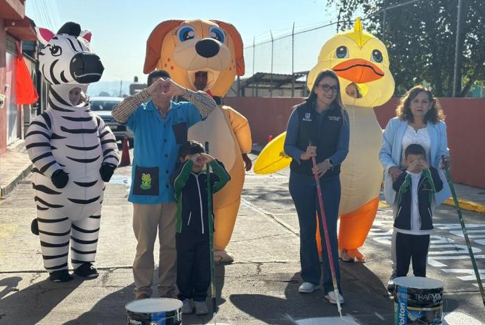 Más de 200 niñas y niños rinden protesta como Guardianes de la Movilidad de Sedum