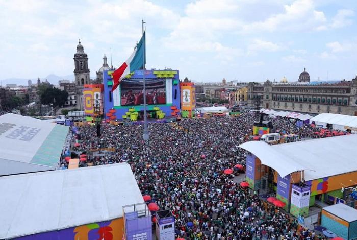 Más de 9 millones vivieron el Mundial en los Fan Fest de México, EE. UU. y Canadá; CDMX en primer lugar