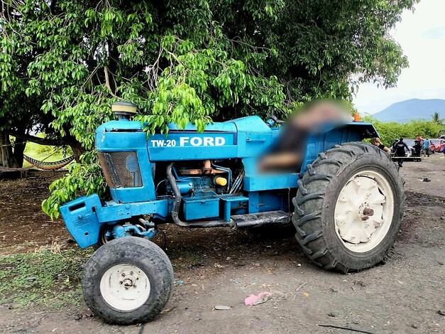 Matan a tiros a Lorenzo a bordo de su tractor