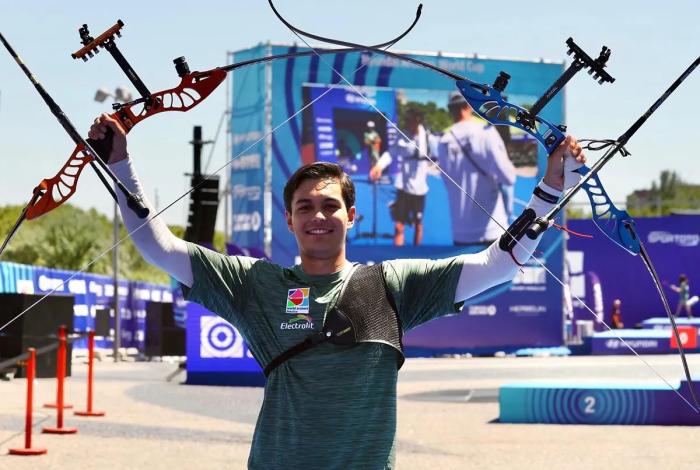 Matías Grande se lleva el oro en Copa del Mundo de Tiro con Arco