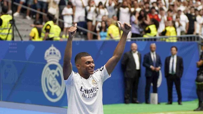 Mbappé es presentado como nuevo jugador del Real Madrid