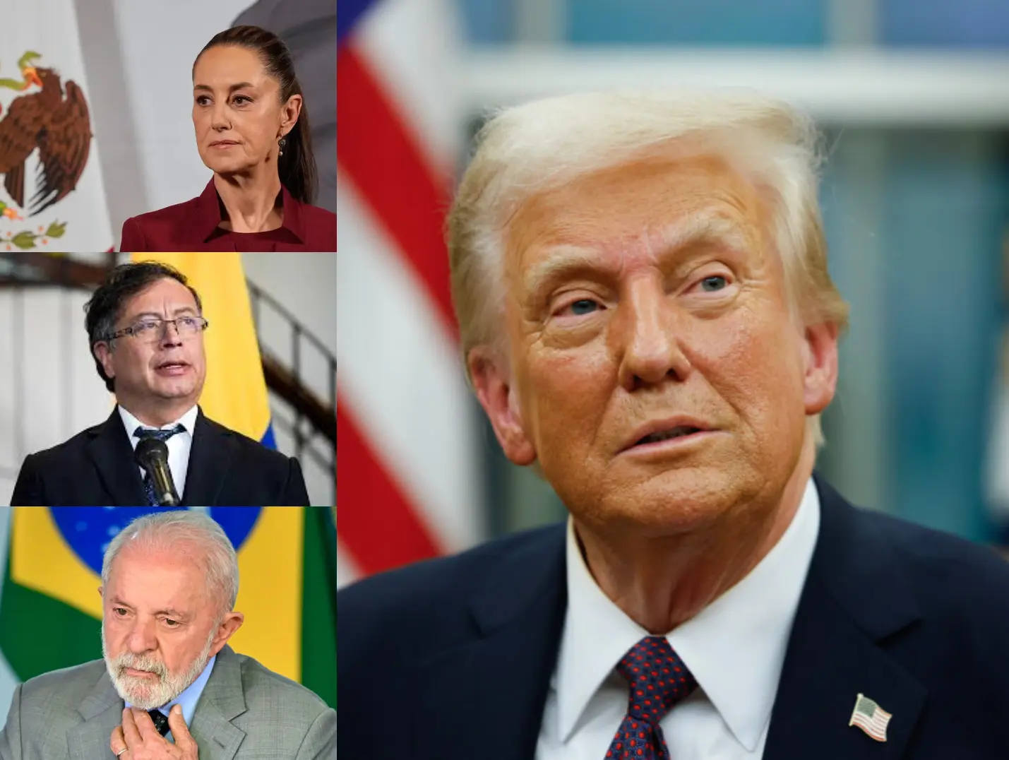 México, Brasil y Colombia frenan comparaciones de Trump sobre violencia