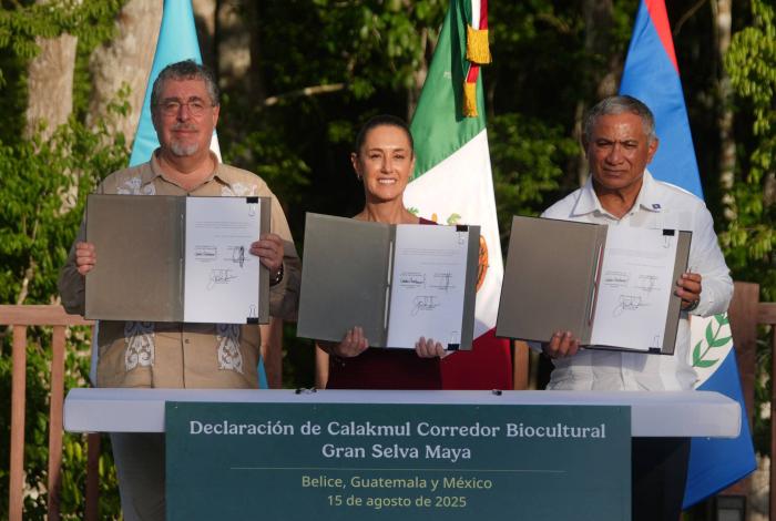 México, Guatemala y Belice crean Corredor Biocultural de la Gran Selva Maya