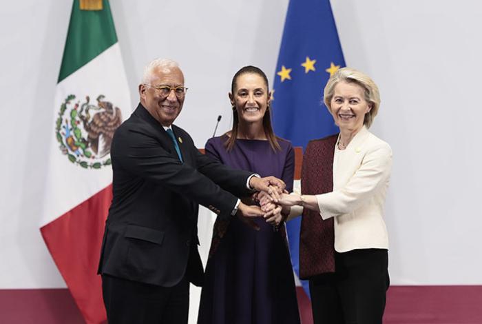 México y la UE pactan nueva agenda de seguridad, comercio e inversiones en el Plan México