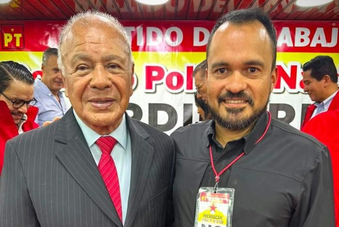 Michoacán aporta organización y fuerza al proyecto nacional del PT: Hugo Rangel