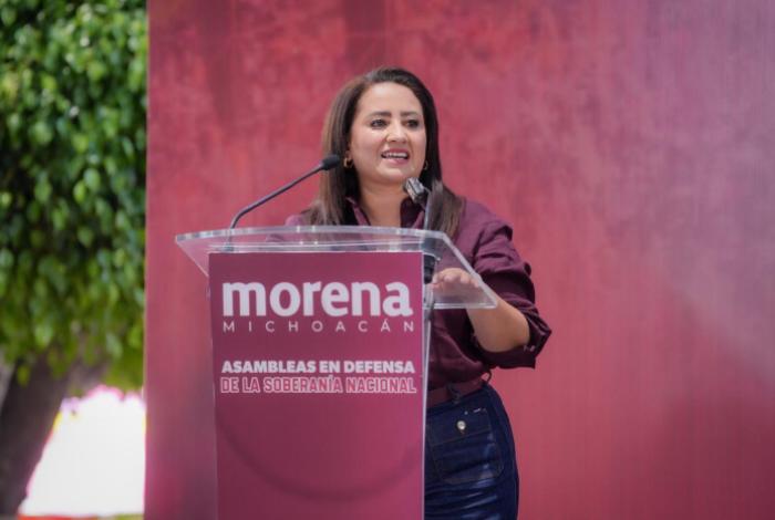 Michoacán está con Sheinbaum; llama Gladyz Butanda a defender en unidad la Cuarta Transformación